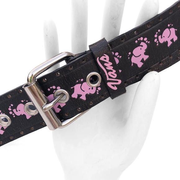 Vans Other - Vans Limited Edition Pink Elephant Leather Belt L